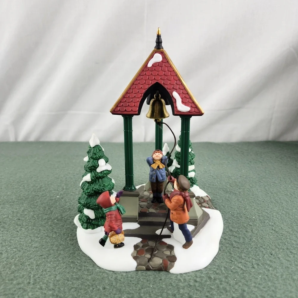Dept 56 Heritage Village Christmas Bells Porcelain Bell Ringer 1996 58711 Boxed